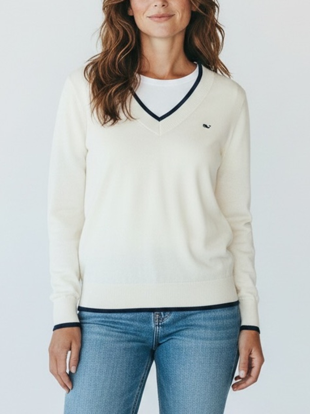 Vineyard Vines Heritage V-Neck Sweater